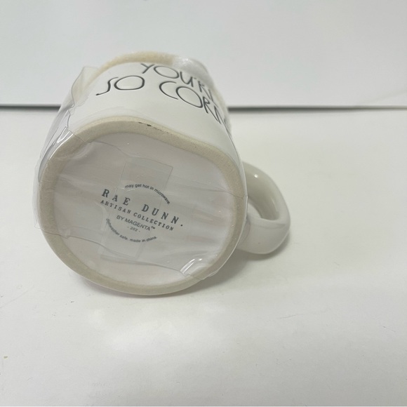 Rae Dunn “You’re So Corny” Mug With Its Topper/ Lid - New In Box- Reemoly - Picture 8 of 10